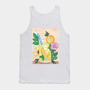 Iced floral summer lemonade Tank Top